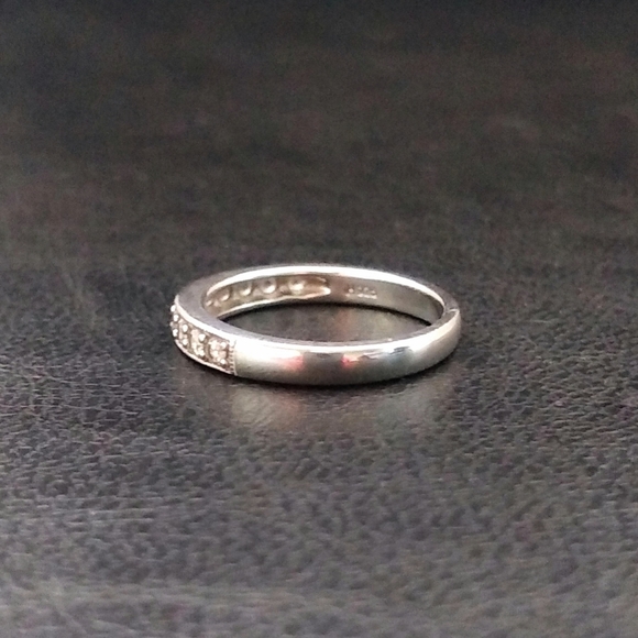 Vintage H925 paved CZ ring size 7 - Picture 3 of 6